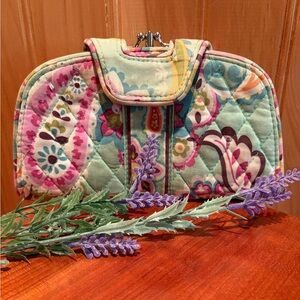 Vera Bradley wallet kiss-lock closure Tutti Frutti pattern